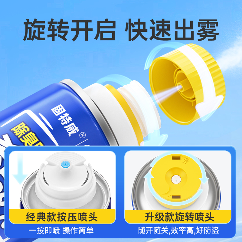 固特威除臭除醛喷雾小黄鸭除臭除醛杀菌除味车内除味除臭神器车居两用空气清新剂高清大图