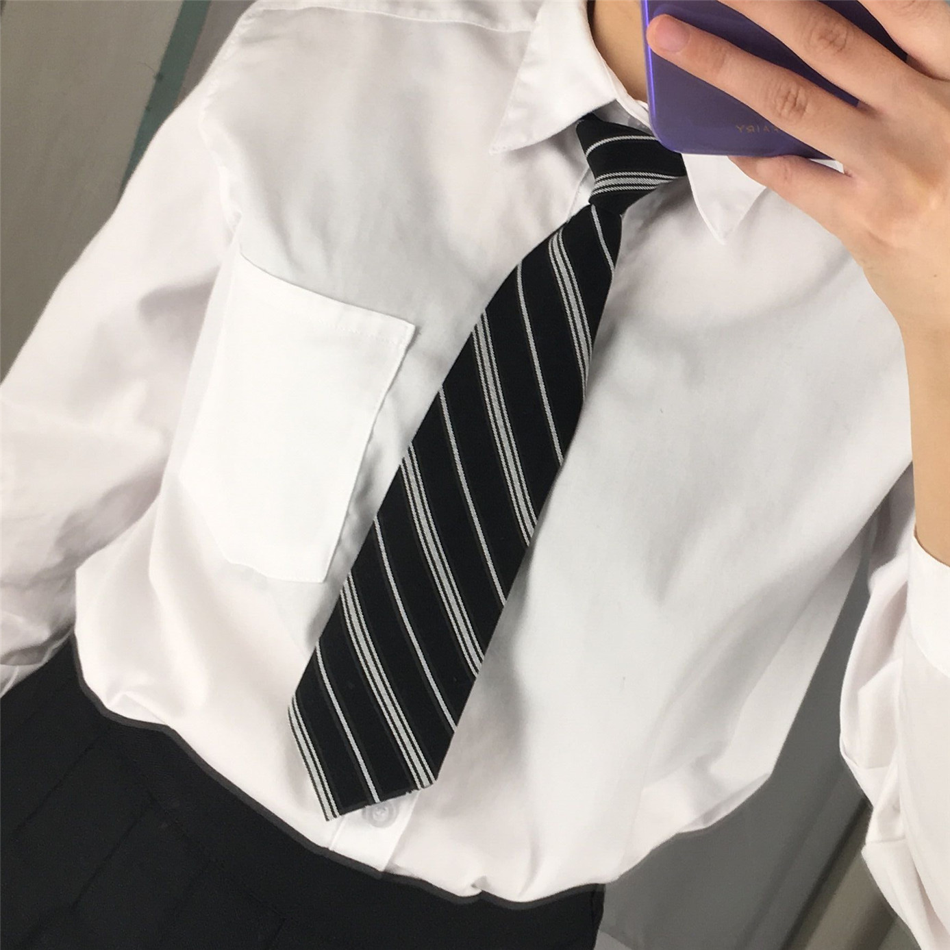 盛世尼曼日系jk中学大学校服班服制服毕业学院风条纹学生领带女男短款