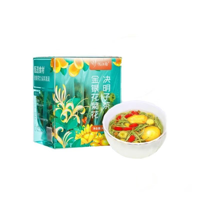 忆江南 菊花枸杞决明子茶金银花熬夜养护养生茶 金银花菊花决明子茶48g