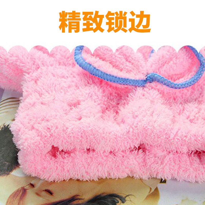 速干帽 女包头发的速干毛巾吸水干发巾可爱浴帽干发帽洗头巾 三维工匠 1条浅紫超细纤维圆帽