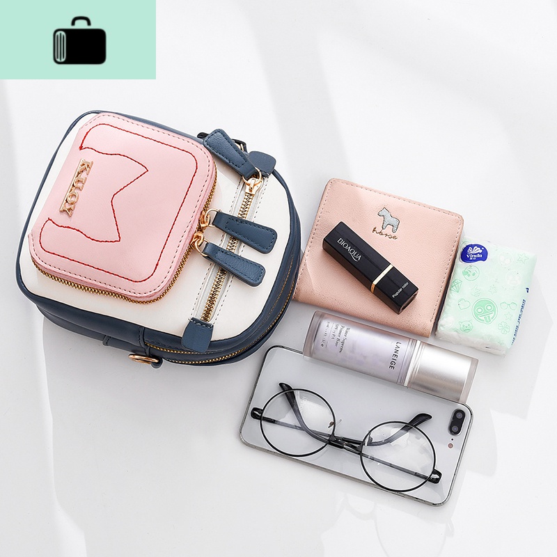 夏天小包包潮ins2020新款时尚百搭手机包女包可爱零钱单肩斜挎包NEW LAKE女士钱包/卡包高清大图