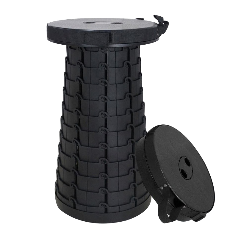 三极户外(Tri-Polar) TP8866便携折叠伸缩凳聚丙烯PP塑料黑环 午休椅 (计价单位:把) 黑色高清大图