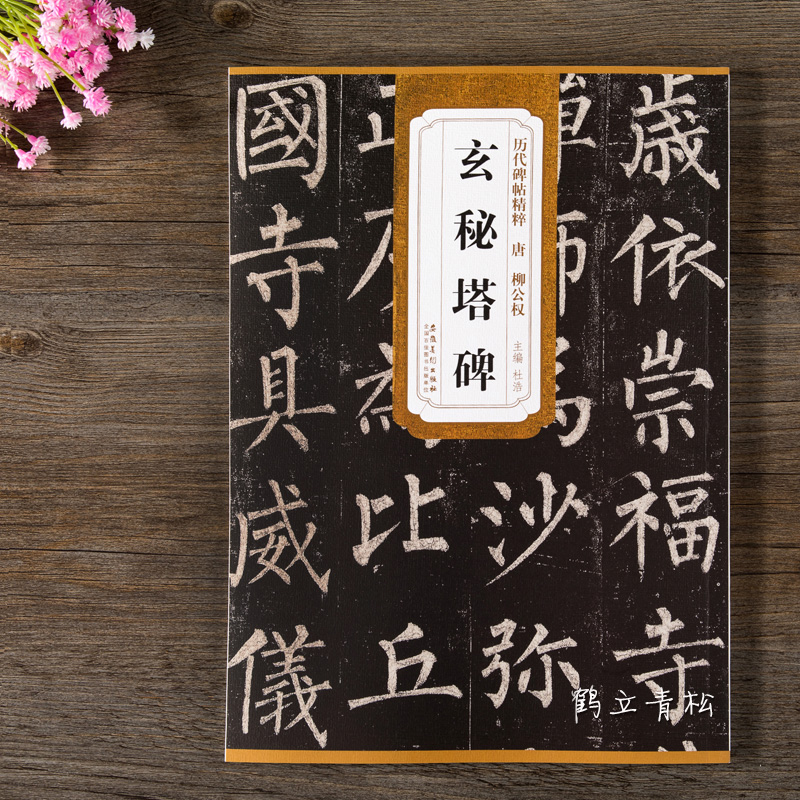 唐柳公权玄秘塔碑 柳体历代碑帖精粹 简体旁注 楷书碑帖毛笔字帖柳公权玄秘塔 书法古帖成人楷书初学者入门临摹高清大图