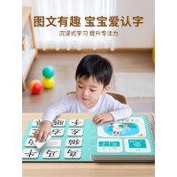 识字书幼儿认字早教安静书儿童启蒙幼儿园认字全套宝宝识字卡片