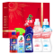 水卫仕 卫浴衣物组合5件套装 家居清洁礼盒套装浴室清洁剂洁厕净管道疏通洗衣液 AS13!