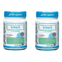 Life Space [Lifespace官方授权] Lifespace 1-6个月新生儿婴儿益生菌粉60g*2瓶