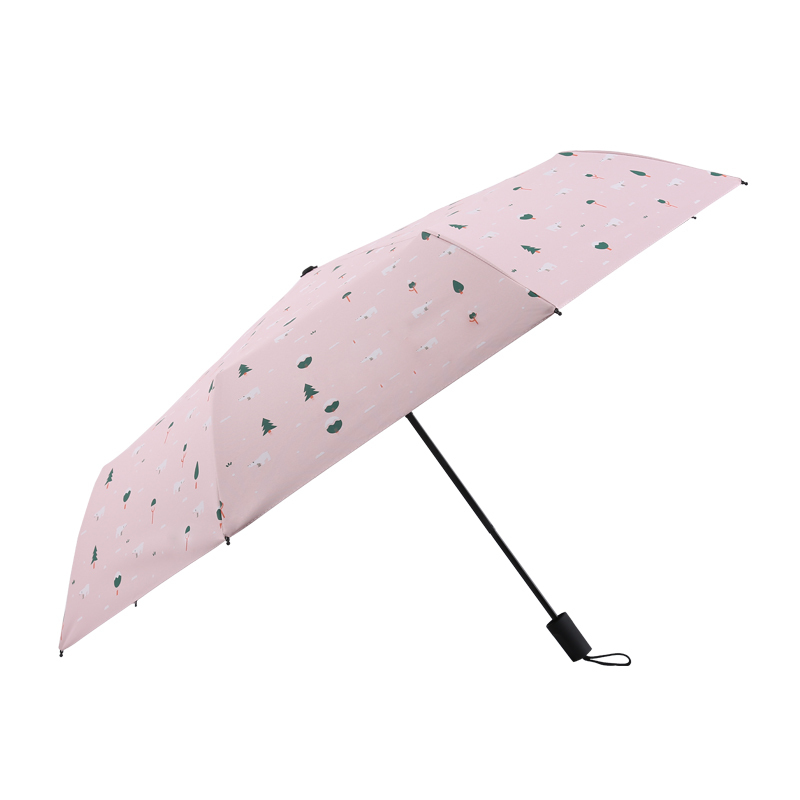 美度 MAYDU三折防晒遮阳伞防紫外线女生太阳伞创意折叠晴雨伞 M3360
