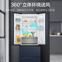 海尔冰箱家用342升一级能效风冷变频法式多门电冰箱