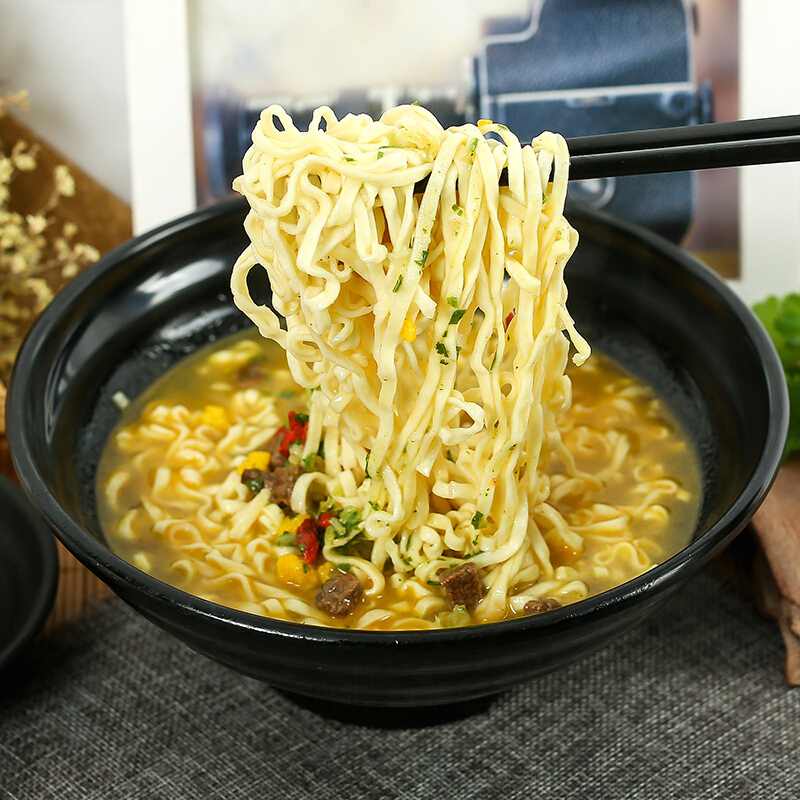 康师傅熬制高汤金汤肥牛面108g10包袋面方便面袋装泡面速食食品