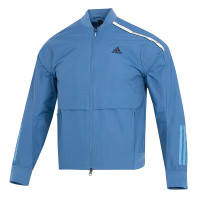阿迪达斯 (adidas) 男装2023夏季新款运动健身训练舒适透气休闲防风外套夹克 HM5162 蓝色