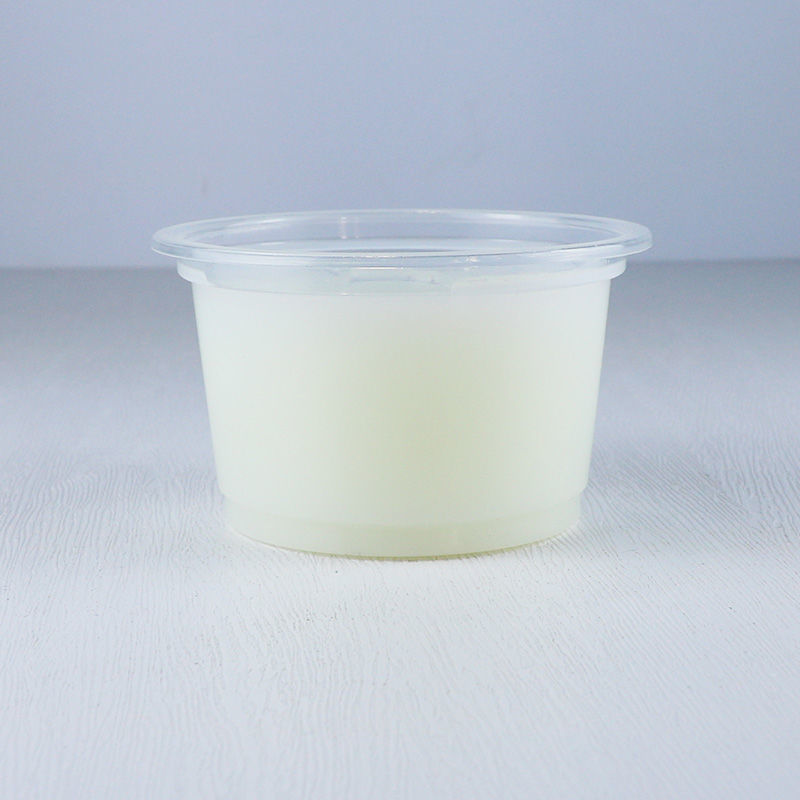 透明 250ml 50只(只有碗) 一次性可爱塑料碗加厚卡通外卖打包汤碗冰激凌布丁酸双皮奶杯带盖