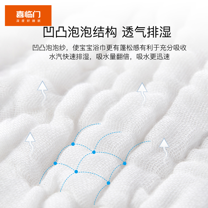喜临门尿布纯棉尿片新生婴儿宝宝纱布尿布透气可洗春夏秋冬四季款