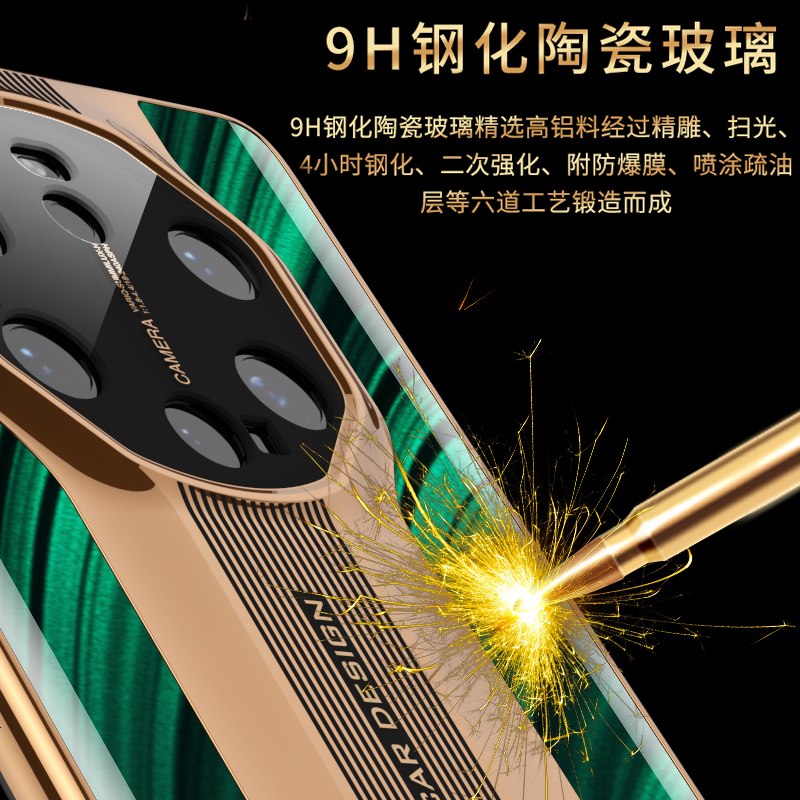 VMONN华为mate40rs手机壳钢化玻璃壳镜头全包保护mate40rs保护套个性创意Huawei轻薄简约软壳男女高清大图