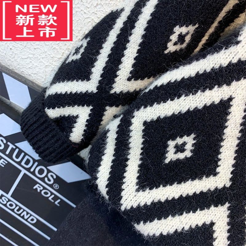 可莉允男童加绒毛衣秋冬款2022新洋气小童宝宝针织打底冬季儿童加厚线衣图片