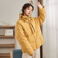 【3折价359.9元】唐狮羽绒服女短款新款面包服羽绒服女小个子韩版宽松