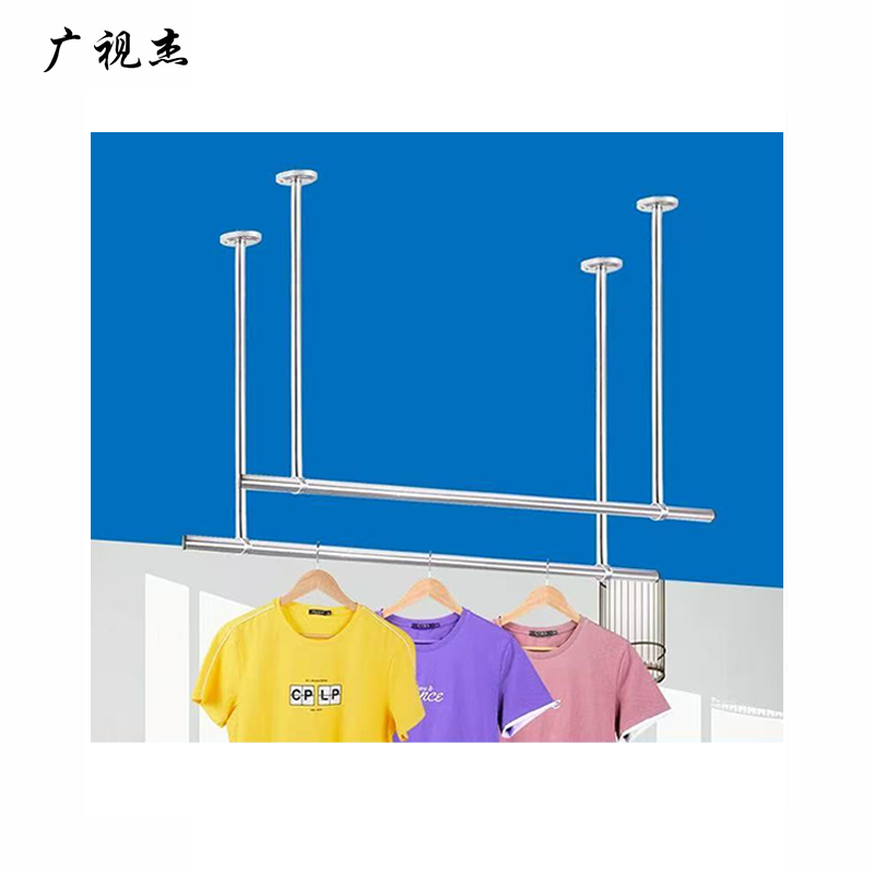 广视杰 晾衣杆 不锈钢 个高清大图