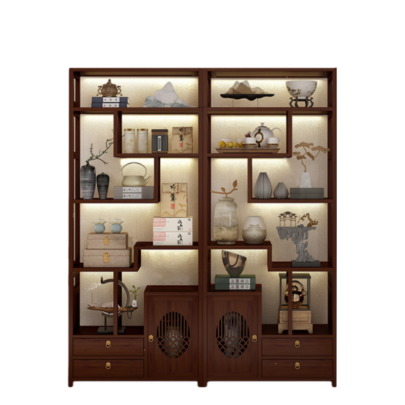 铭思达博古架展示架160*25*200cm个高清大图
