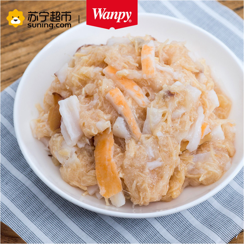 Wanpy顽皮鲜封包活力营养猫咪鲜封包80g*15包鸡肉蟹肉猫零食猫湿粮拌饭营养食品