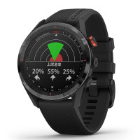 Garmin佳明Approach S62高尔夫GPS触控智能运动手表信息陶瓷表圈商务男腕表 黑色(含CT10挥杆传感器)