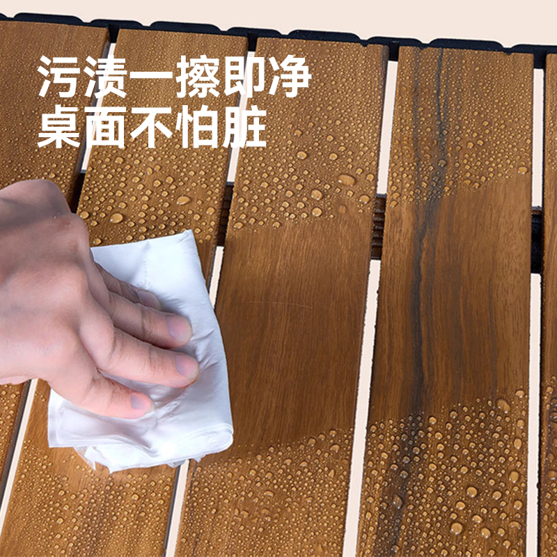 趣游帮QU YO BANG 120方管脚架木纹蛋卷长桌( Y49 )高清大图
