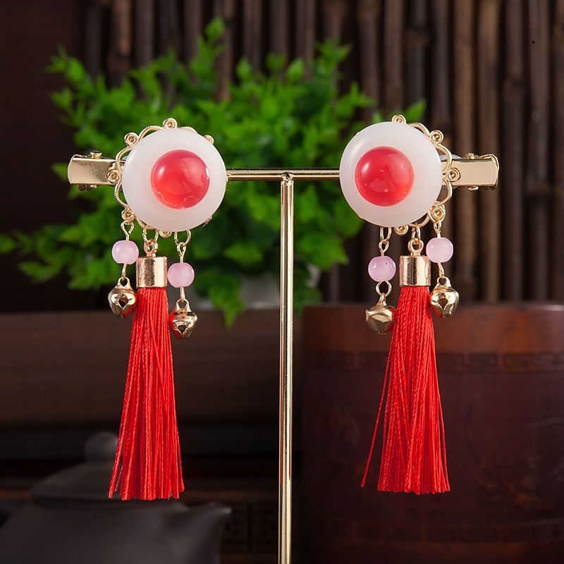 汉服头饰儿童发夹女童古风发饰古代配饰超仙流苏步摇宝宝头花饰品a172