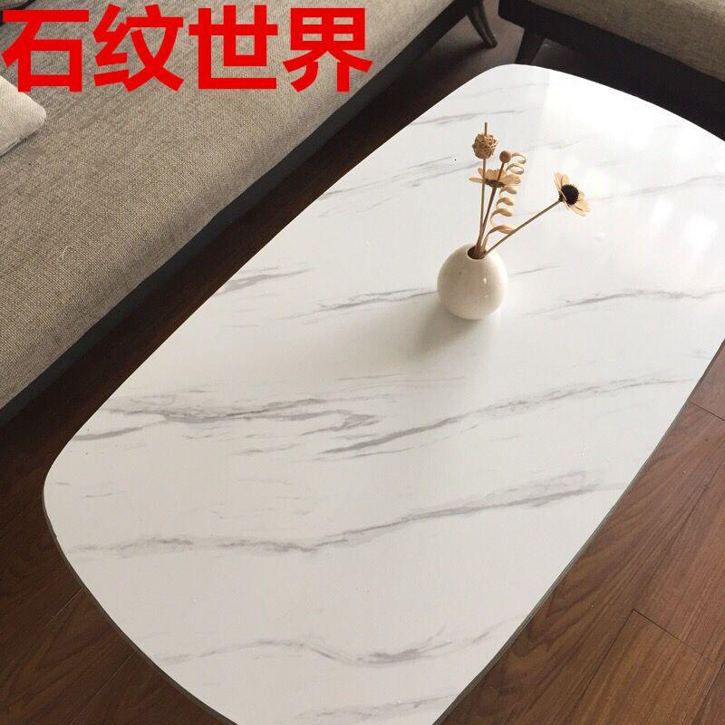 18新款仿真大理石自粘墙纸厨房台面防水贴纸家具桌柜翻新卫生间墙贴腰线
