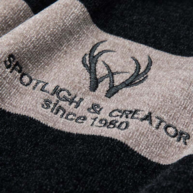 男装雪尼尔毛衣男打底2022冬季新款韩版刺绣加厚保暖针织衫图片