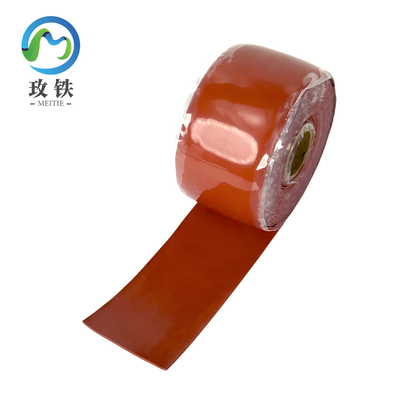 玫铁 阻燃绝缘硅橡胶自粘胶带 50mm*0.5mm*5m 卷高清大图