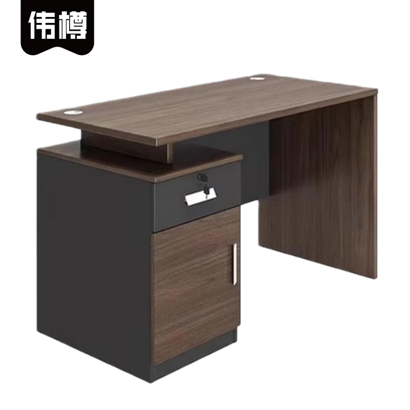 伟樽单人位办公桌120*60*75cm张高清大图