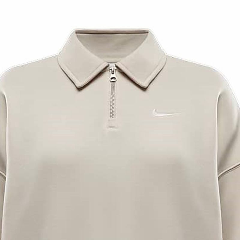 Nike耐克卫衣女2024冬PHOENIX加绒长袖翻领上衣POLO衫FZ3208-104