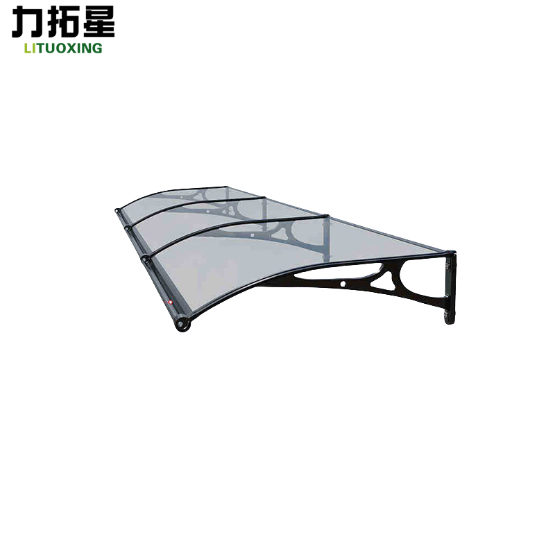 力拓星 遮阳雨棚 铝合金雨棚 120*300*36cm 个高清大图