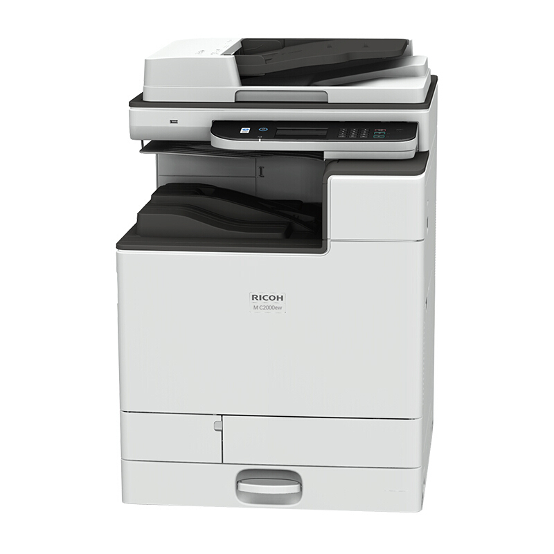 理光(Ricoh) MC2000ew MC2001彩色激光无线A3A4打印复印机复合机扫描一体机 官方标配(标配送稿器+三纸盒+无线)高清大图