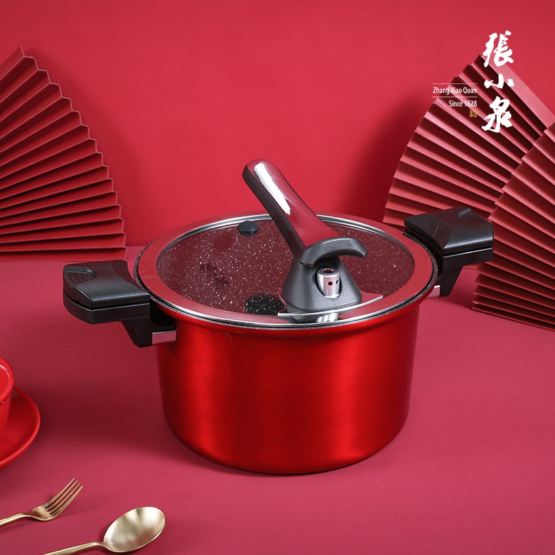 张小泉锅铲五件套 红韵当头礼盒C52135000高清大图