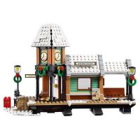 LEGO 乐高 Creator 创意百变 冬季村庄车站 10259 儿童塑料积木玩具 902颗 12岁以上