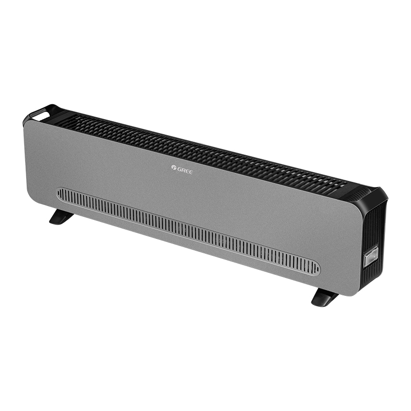 格力直板式踢脚线 居浴两用 取暖器 NJF-X6020黑+灰