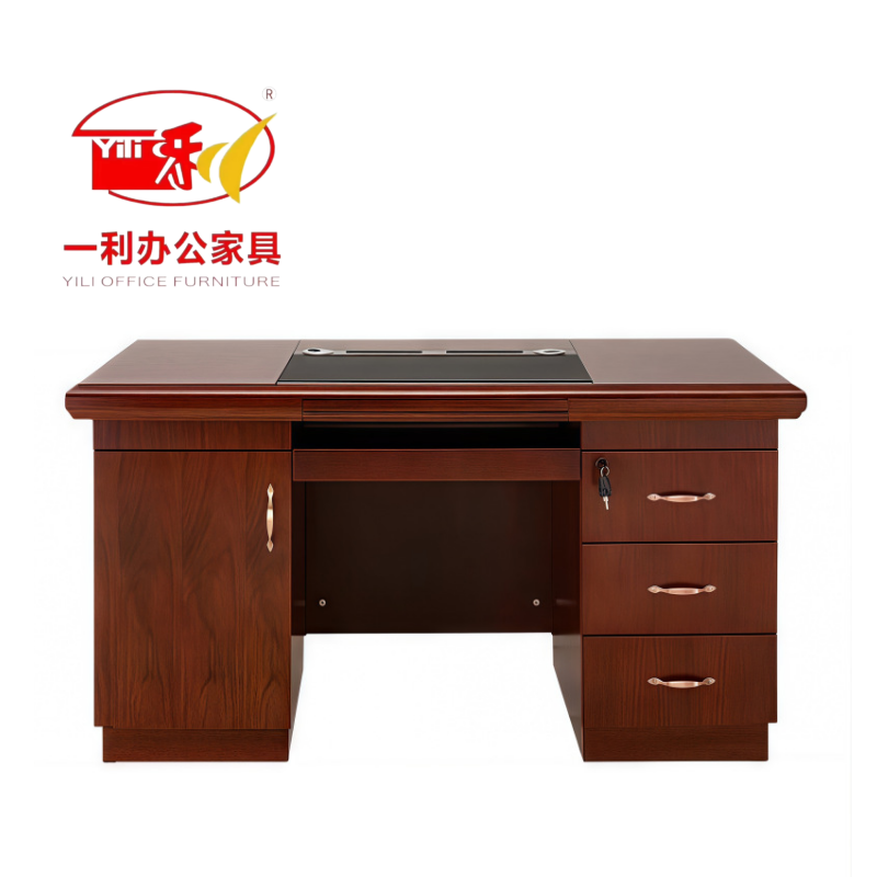 一利办公桌/电脑桌 YL-YQ0407/1400mm*700mm*760mm 张高清大图