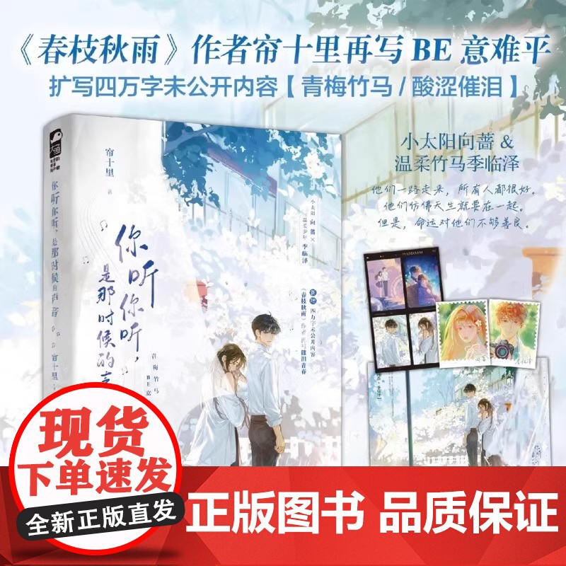 你听你听是那时候的声音 完结番外 帘十里著都市言情小说实体书青春 青梅竹马意难平be小说催泪虐文 青春文学校园言情小说书