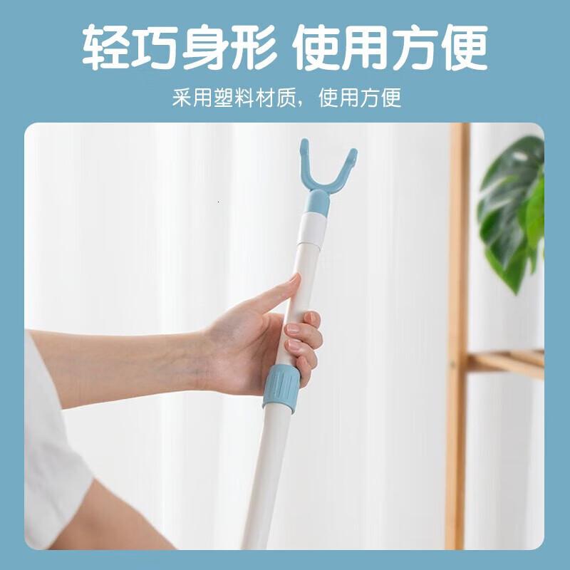 茶花(CHAHUA)晾衣杆叉晾衣撑衣杆伸缩杆挑衣杆衣叉取衣杆晾衣叉挂衣杆1只装 0718