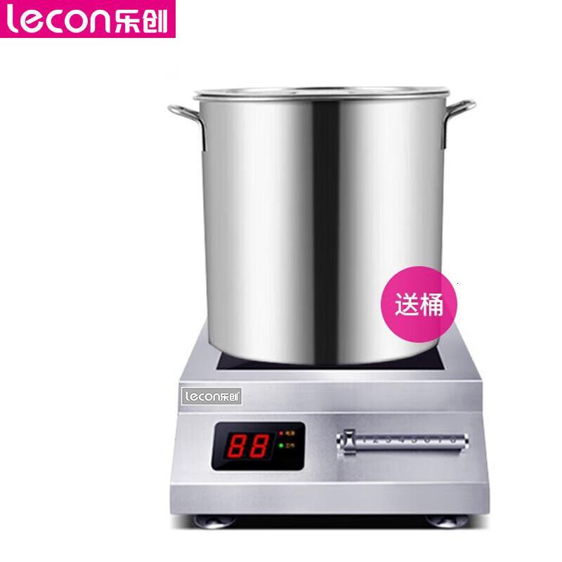 乐创lecon 电磁炉 LC-Z-IH-TT-8000NB 台式 磁控式 一体面板 1个 白色