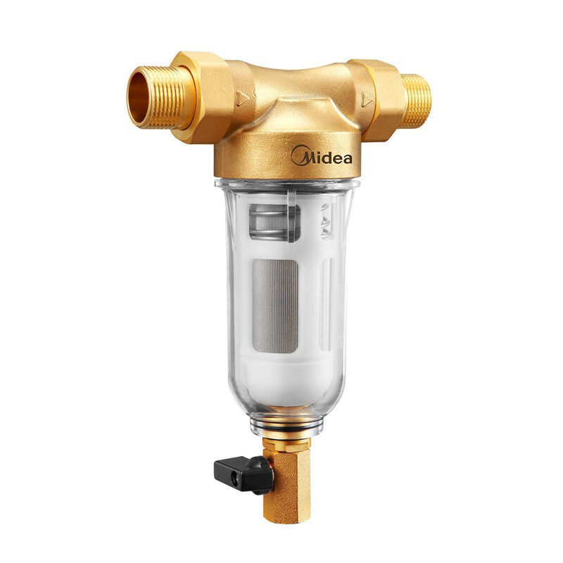 美的(Midea) 前置过滤器 双滤网反冲洗3T/h 家用全屋净化自来水净水器 QZBW20S-8