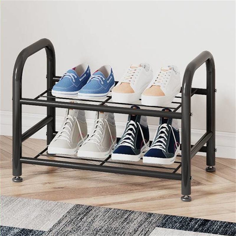 迅迈鞋架阳台防晒结实耐用的铁艺鞋架防尘鞋子收纳柜出租房门口鞋架