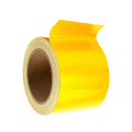 途务 反光警示胶带 黄色宽10cm*25m 卷