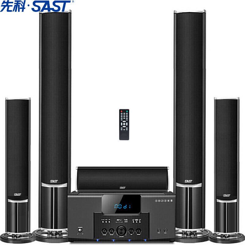 先科(SAST)A16套装家庭影院5.1声道立柱影院家庭KTV套装 客厅电视音响 卡拉OK音箱 家用音响图片