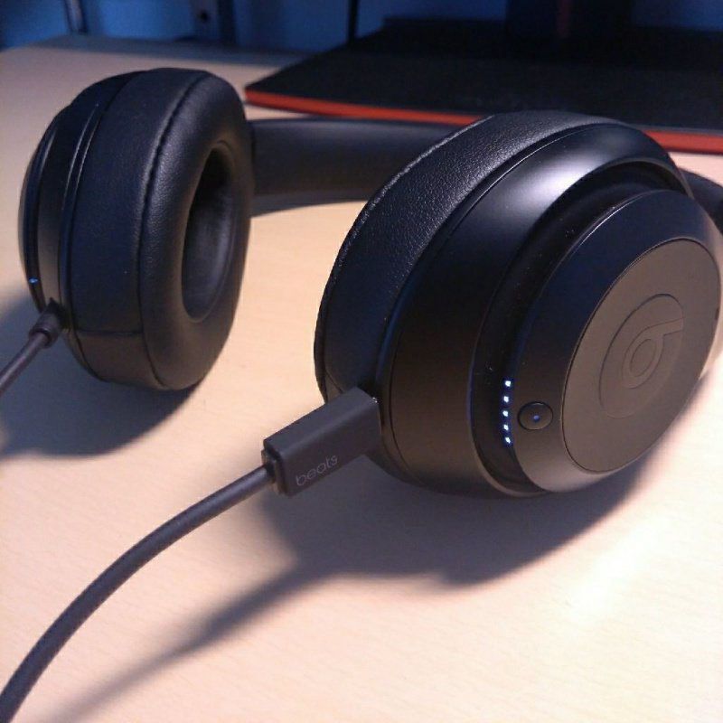 solo2/solo3黑色原装充电线 适用beats solo3原装充电线solo2和studio