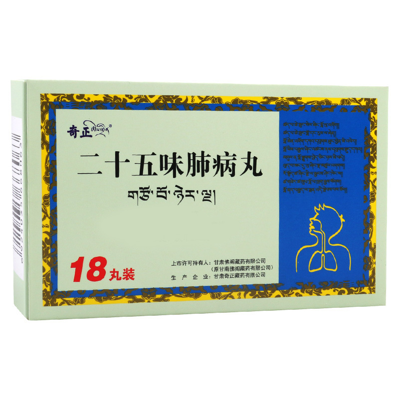 奇正 二十五味肺病丸 0.5g*18丸/盒