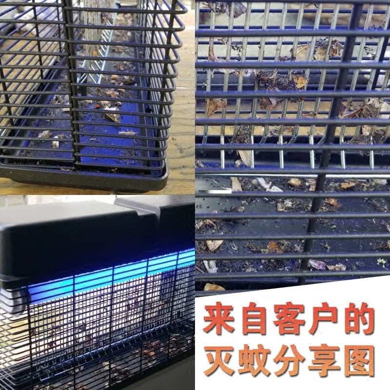 户外灭蚊灯庭院花园家用室外别墅捕蝇防水商用太阳能杀虫 三维工匠 充电款10-60平适用高清大图