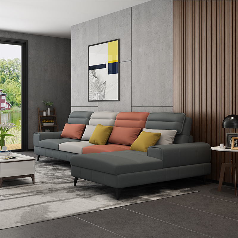 恒信家居北欧小户型布艺沙发简约现代可拆洗沙发