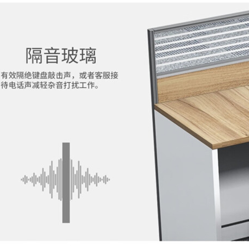 帝德龙屏风工位员工职员桌单人位L01 1400*700*1100mm高清大图