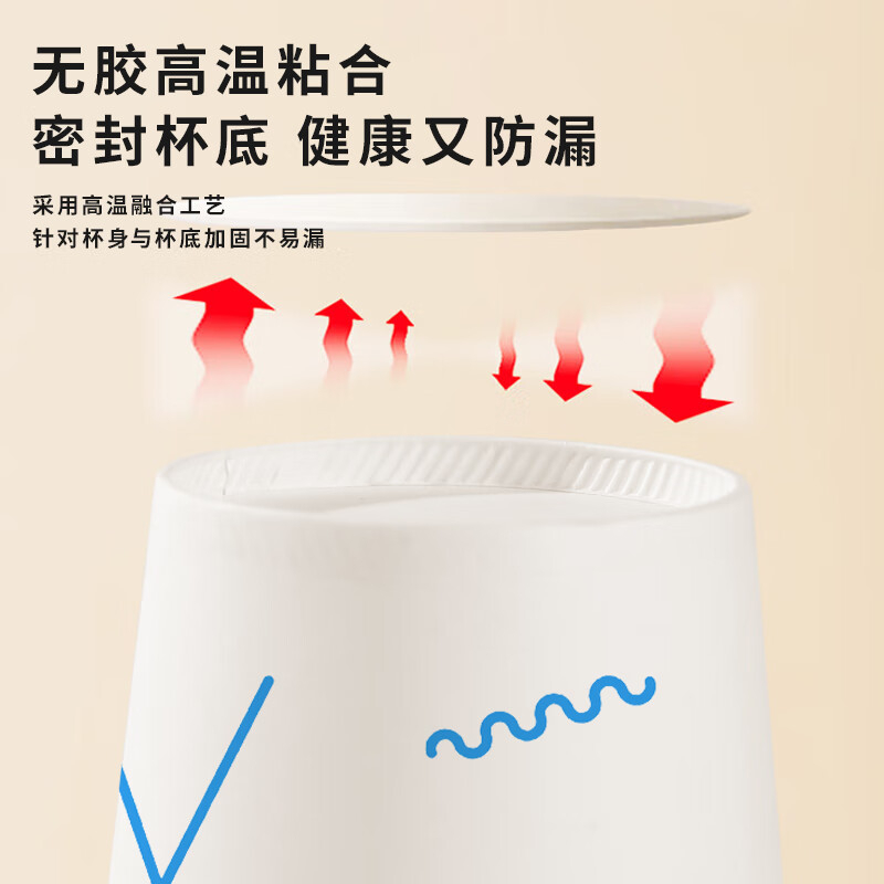 奥美优 AMY3559 一次性纸杯 加厚印花纸杯 230ml*1000个高清大图