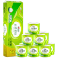 心相印 云感柔肤有芯卷纸 4层立体压花卷筒卫生纸 160g/卷 12卷/提 1提装 BT5612